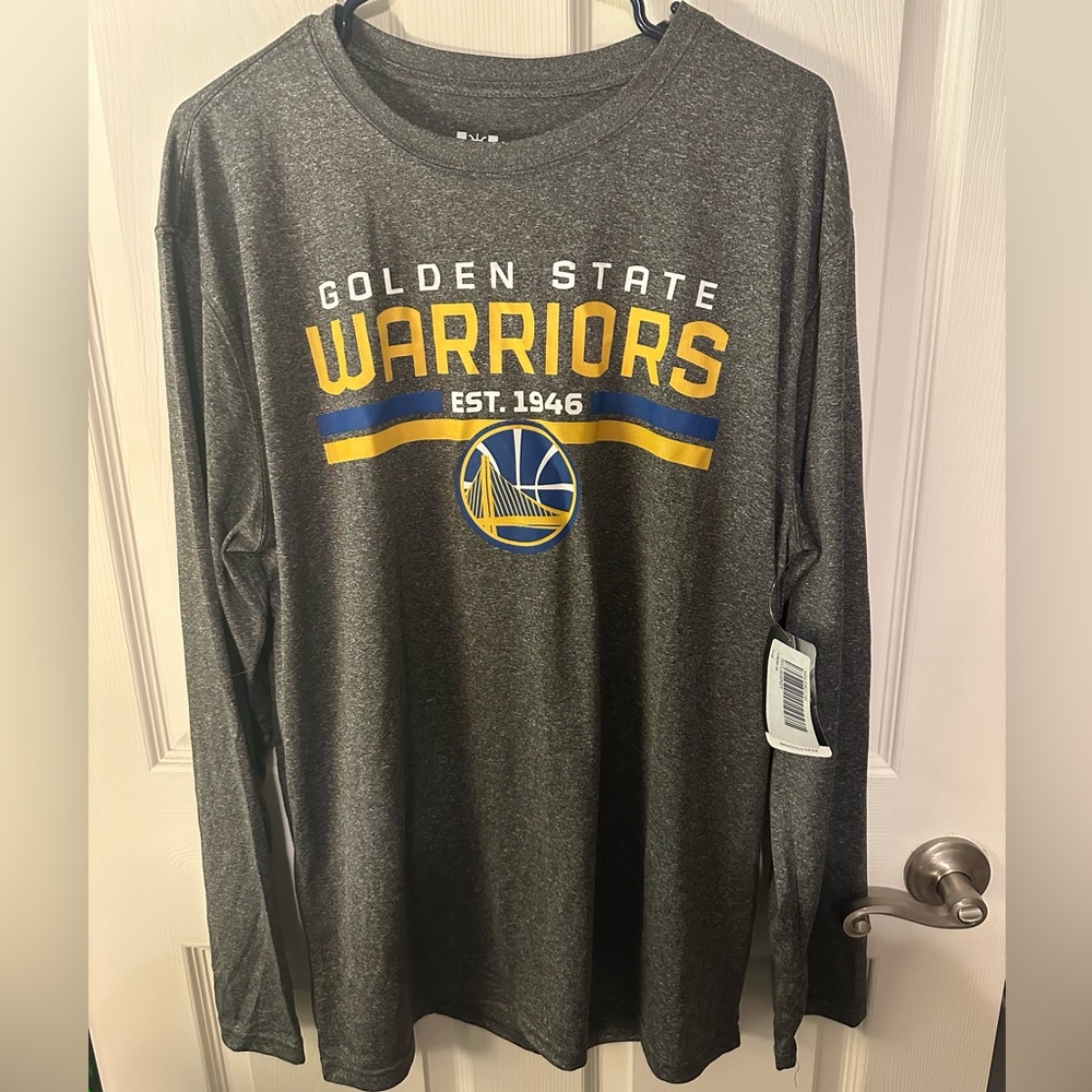 NWOT Warriors Long Sleeve Athletic Tshirt